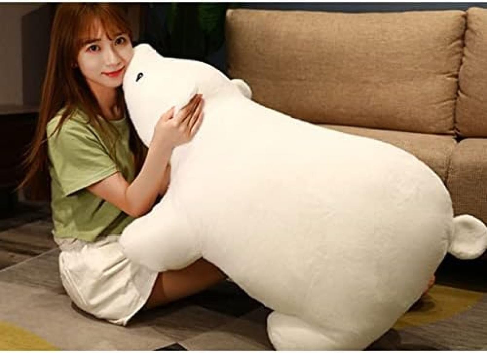 シロクマの抱き枕 Amazon｜シロクマぬいぐるみ クマ抱き枕 抱き枕 ぬいぐるみ 極上肌触り